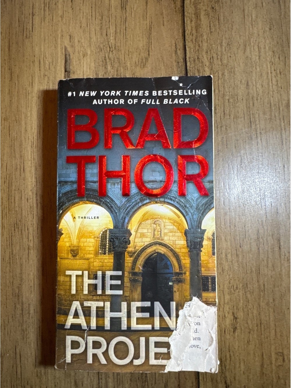 Brad Thor – The Athena Project: A Thriller (Mass Market Paperback)